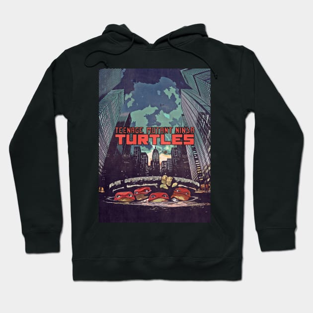 Teenage Mutant Ninja Turtles Comic Style Hoodie by creativespero